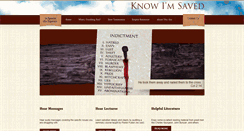 Desktop Screenshot of knowimsaved.com