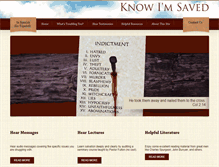 Tablet Screenshot of knowimsaved.com